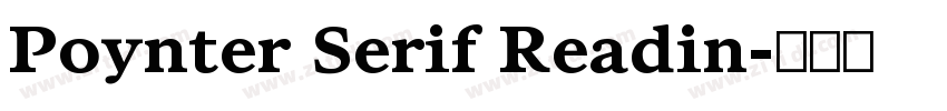 Poynter Serif Readin字体转换